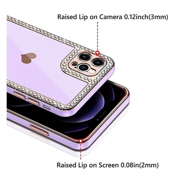 Luxury Diamond Glitter Case for iPhone 12 Pro - Picture 3 of 12